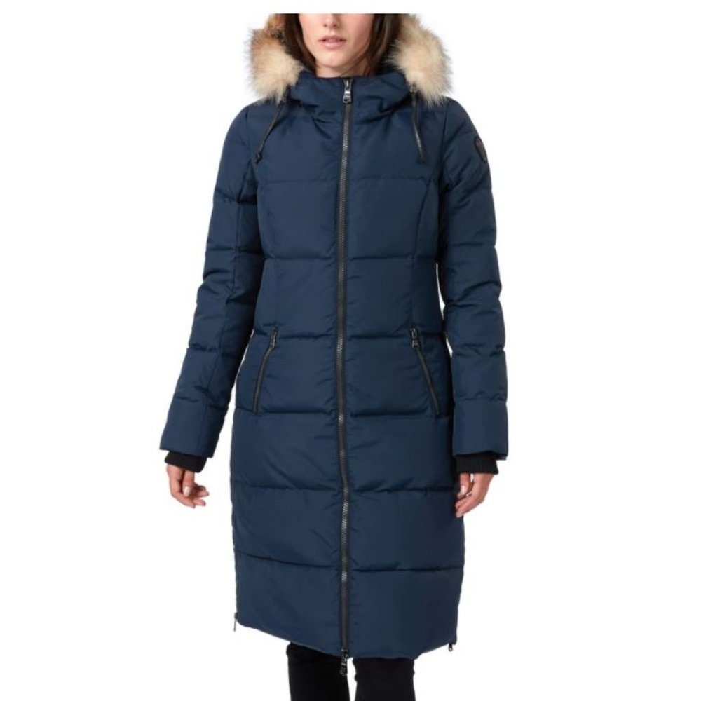 Pajar Canada Quited Fox Fur-Trim Down Parka Jacket